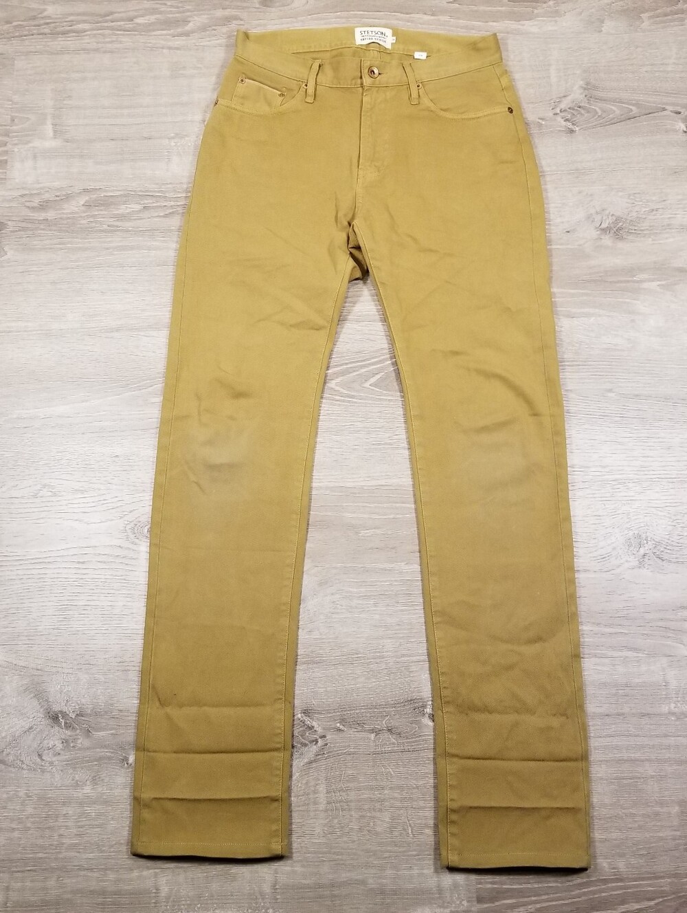 Stetson x Taylor Stitch Slim All Day Pant Rustic Oak Organic Selvage Mens 29